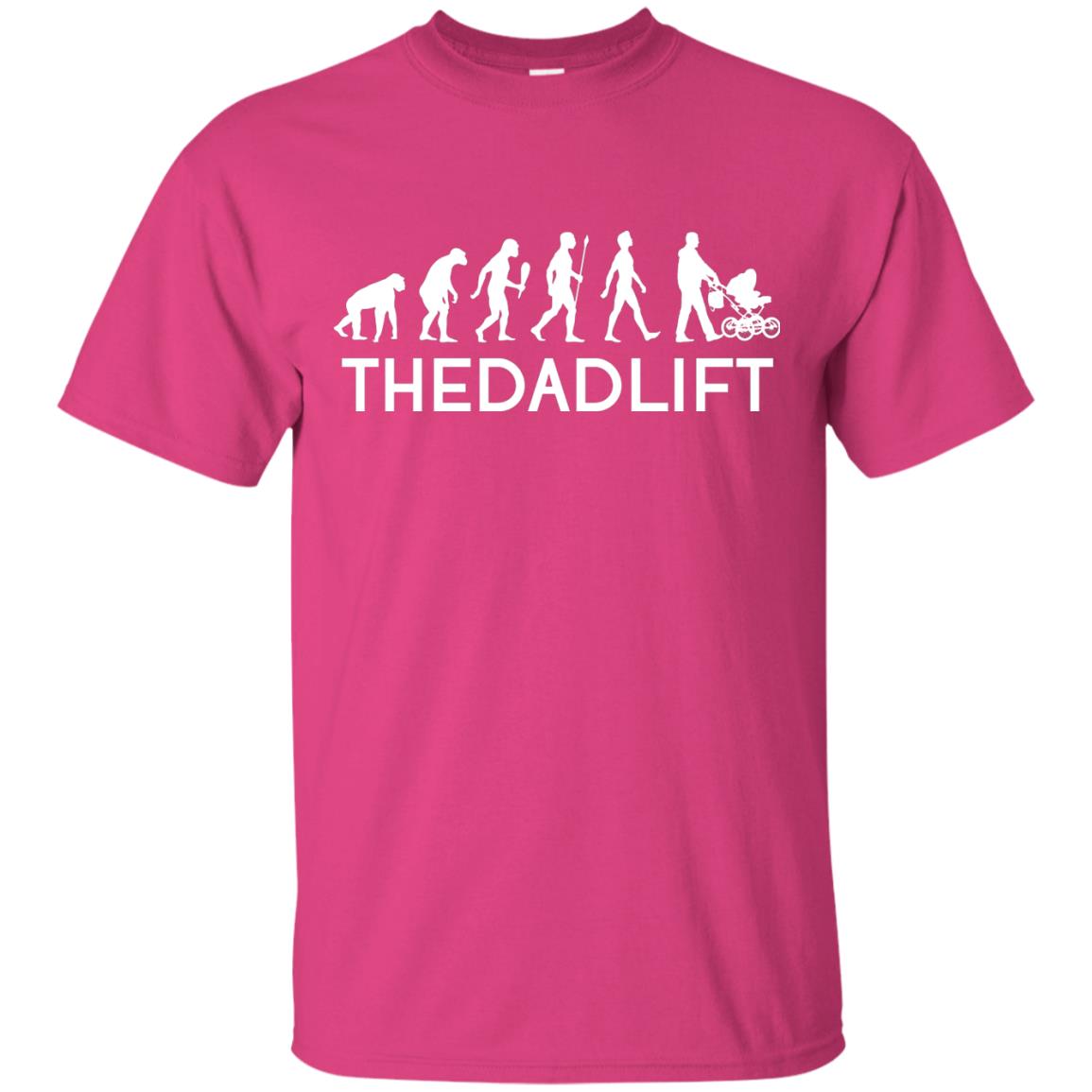 The Evolution Of Man T-shirt The Dad Lift Heliconia