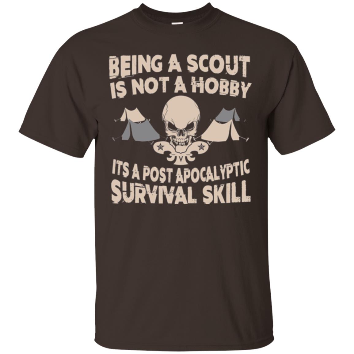 Being A Scout Is Not A Hobby T-shirt Dark Chocolate