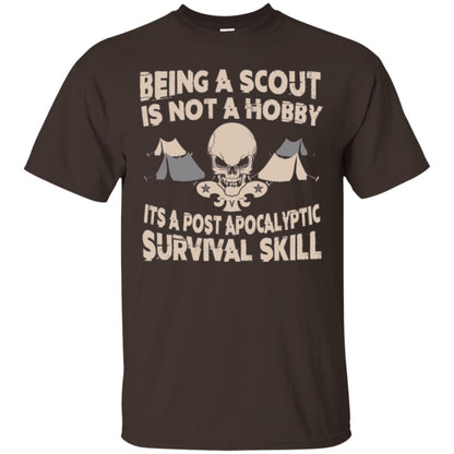 Being A Scout Is Not A Hobby T-shirt Dark Chocolate