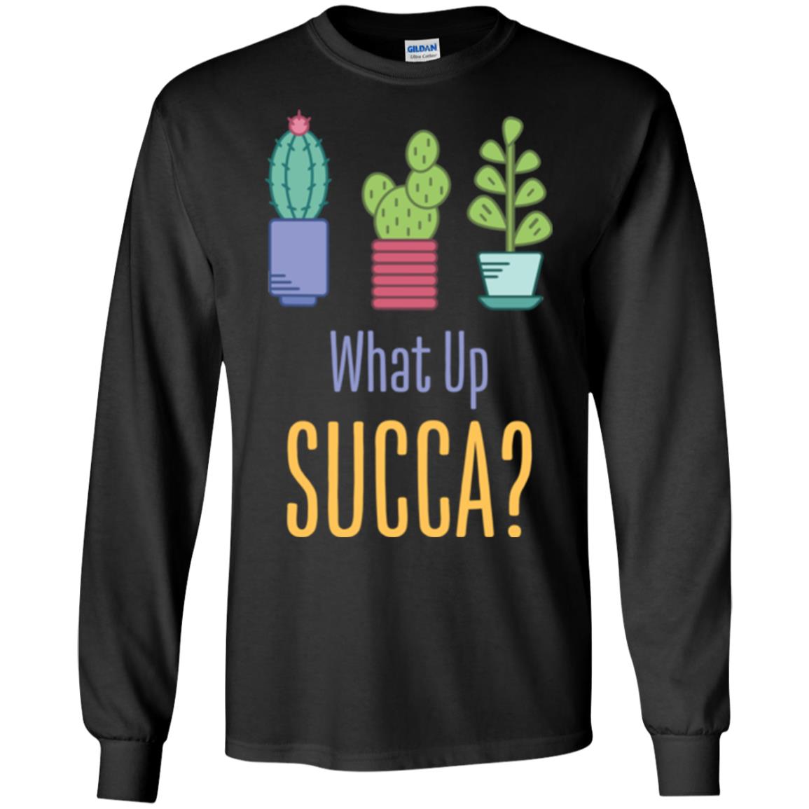 Cactus T-shirt What Up Succa Black