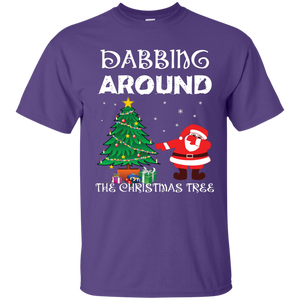 Christmas T-Shirt Dabbing Around The Christmas Tree