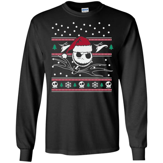 Disney Nightmare Before Christmas Holiday Christmas T-shirt Black