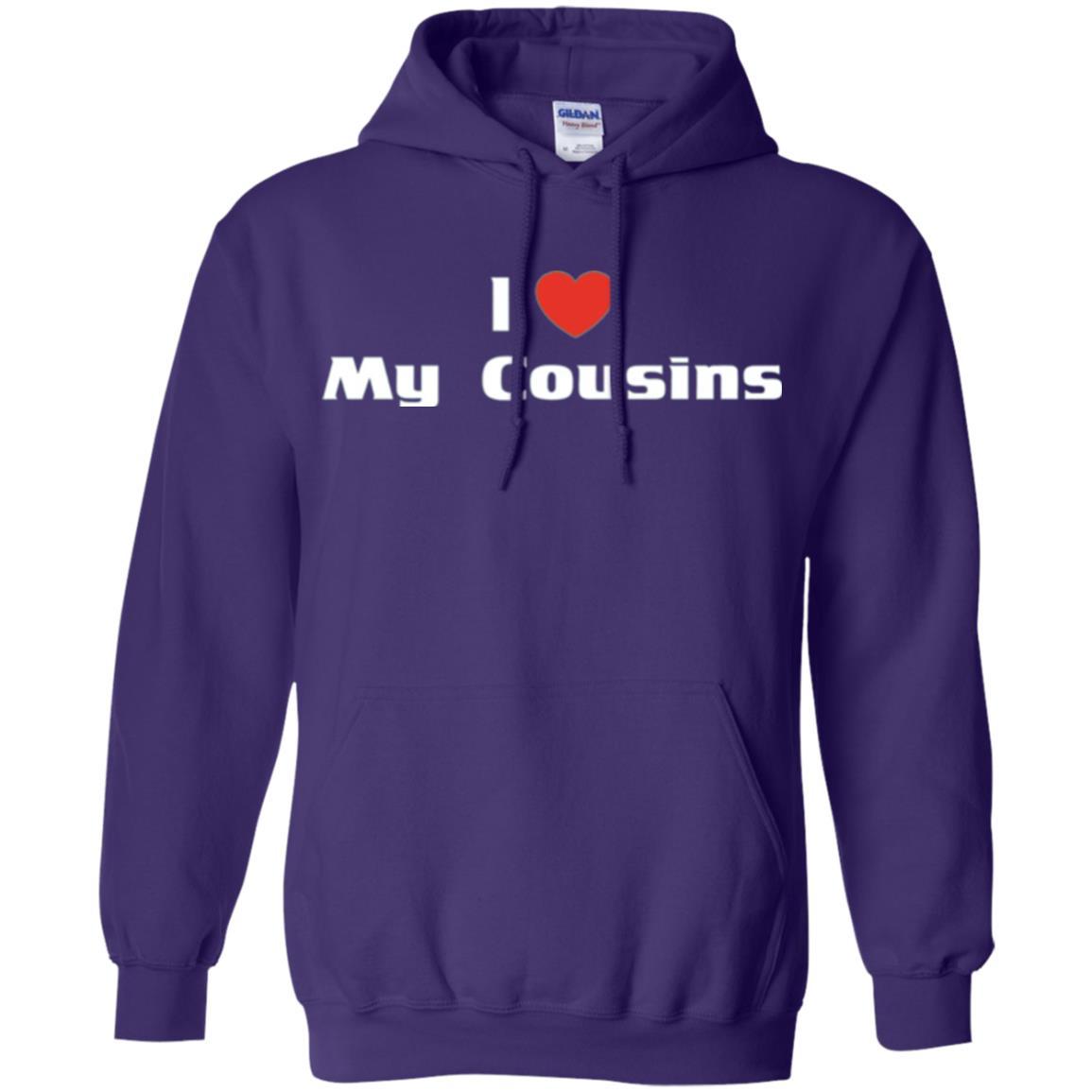 Family T-shirt I Love My Cousins Purple