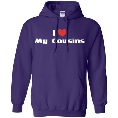 Family T-shirt I Love My Cousins Purple