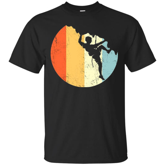 Moutain Climber T-shirt Rock Climbing Black