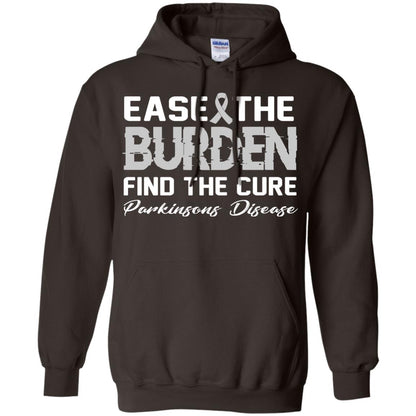 Ease The Burden Find The Cure Parkinson's Awareness T-shirt Dark Chocolate