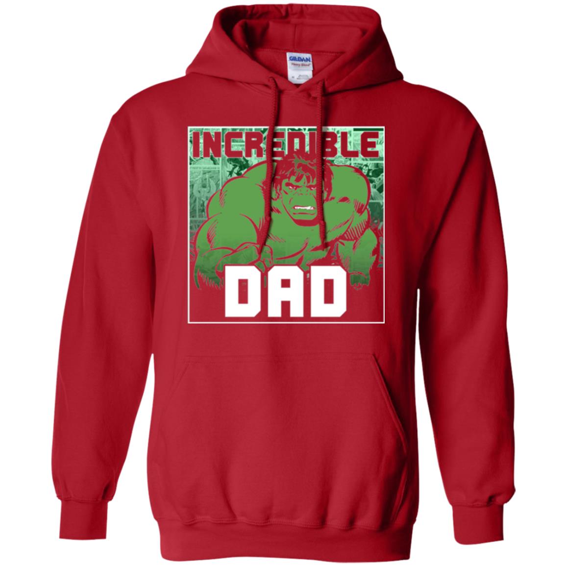 Daddy T-shirt Incredable Dad Red