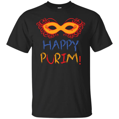 Purim Day T-shirt Happy Purim Black