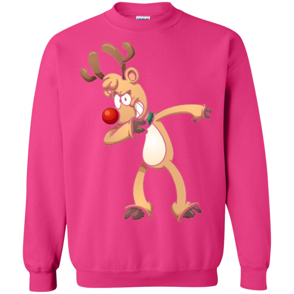 Christmas T-shirt Dabbing Reindeer Heliconia