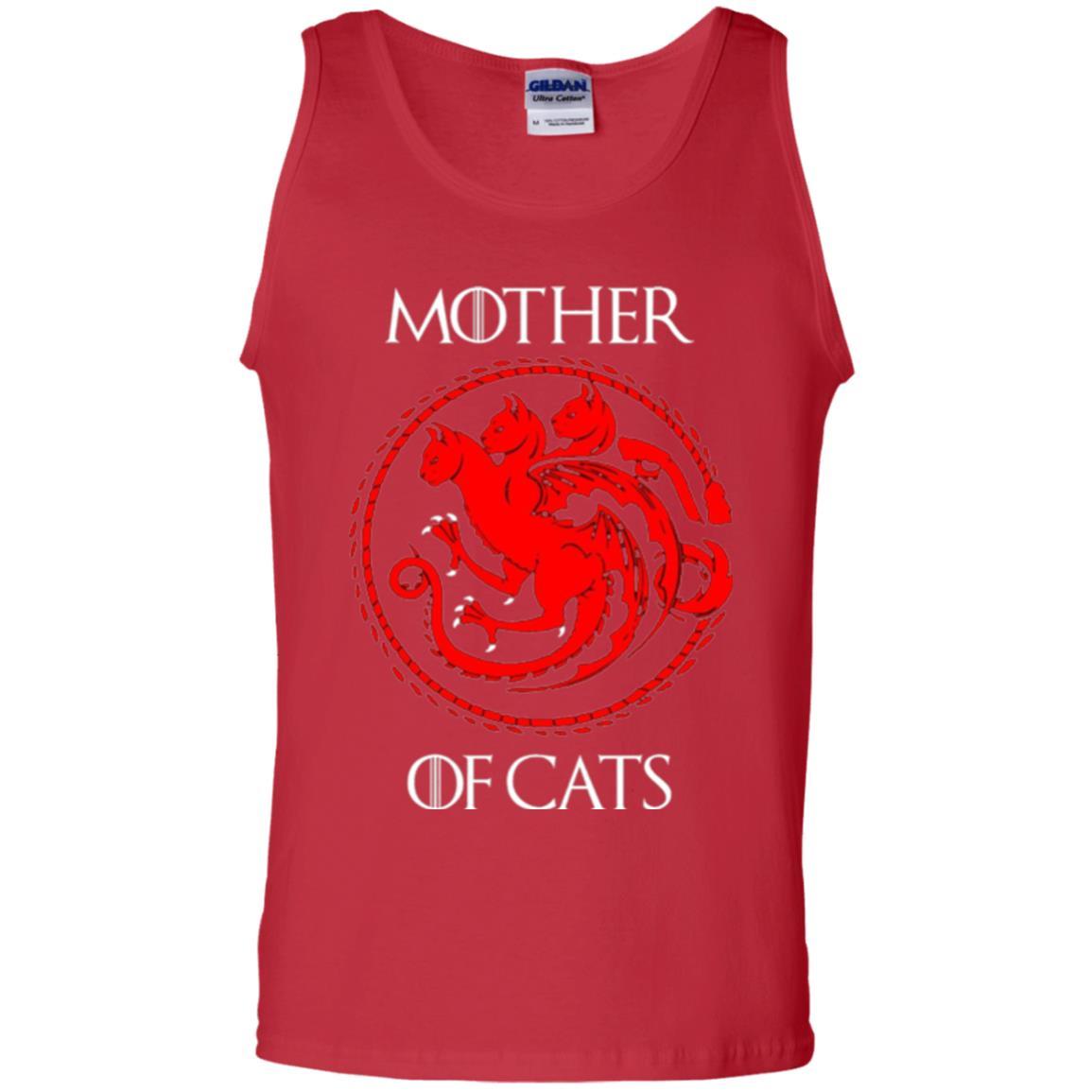 Cat Lover T-shirt Mother Of Cats Hot Red