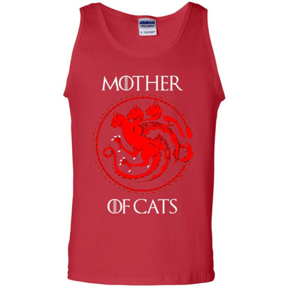 Cat Lover T-shirt Mother Of Cats Hot Red