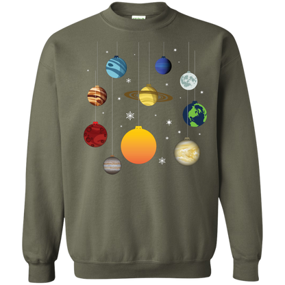 Christmas T-shirt Joy To Universe Christmas Military Green