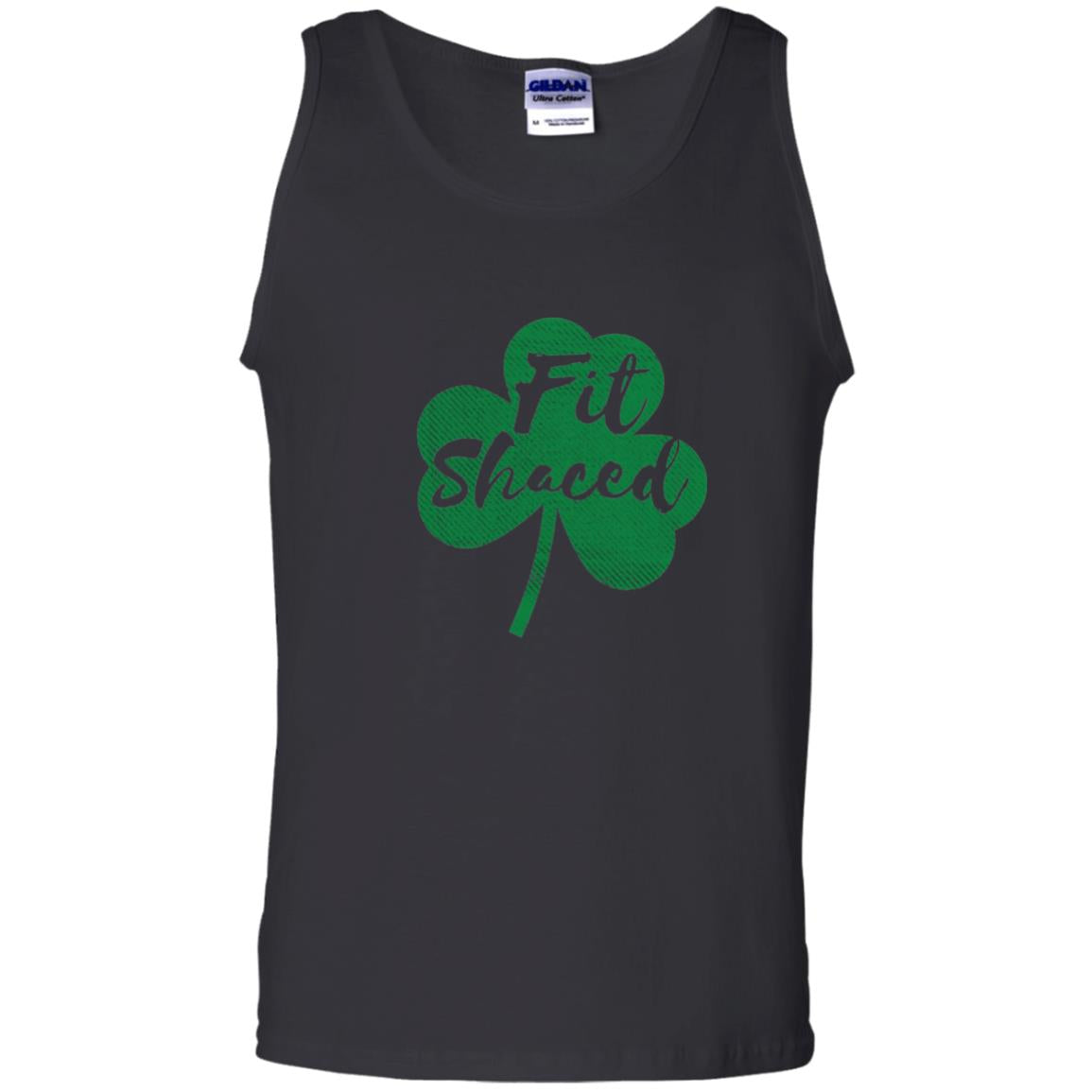 St Patricks Day T-shirt Drinking Fit Shaced Black