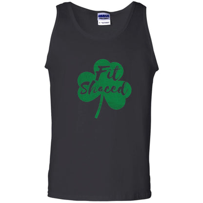St Patricks Day T-shirt Drinking Fit Shaced Black