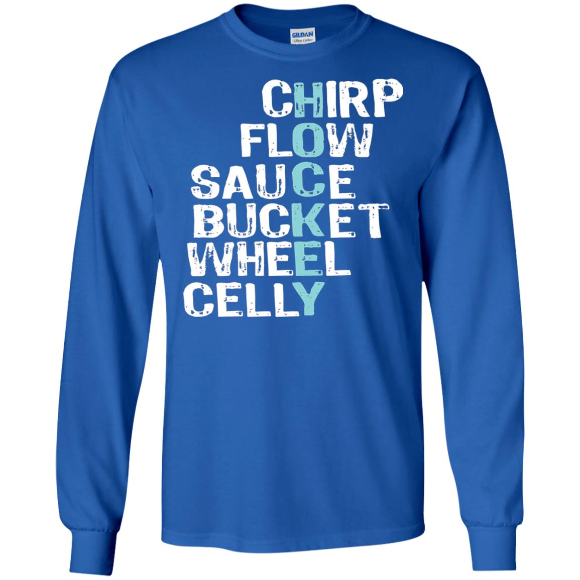 Eat Sleep Hockey Flow Celly Sauce Bucket Flow Wheel Shirt Royal