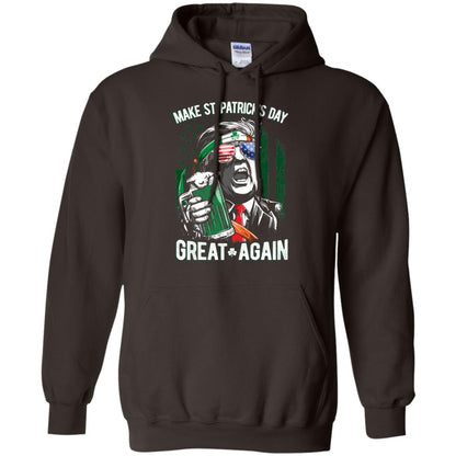 Make St Patricks Day Great Again Trump Leprechaun T-shirt Dark Chocolate