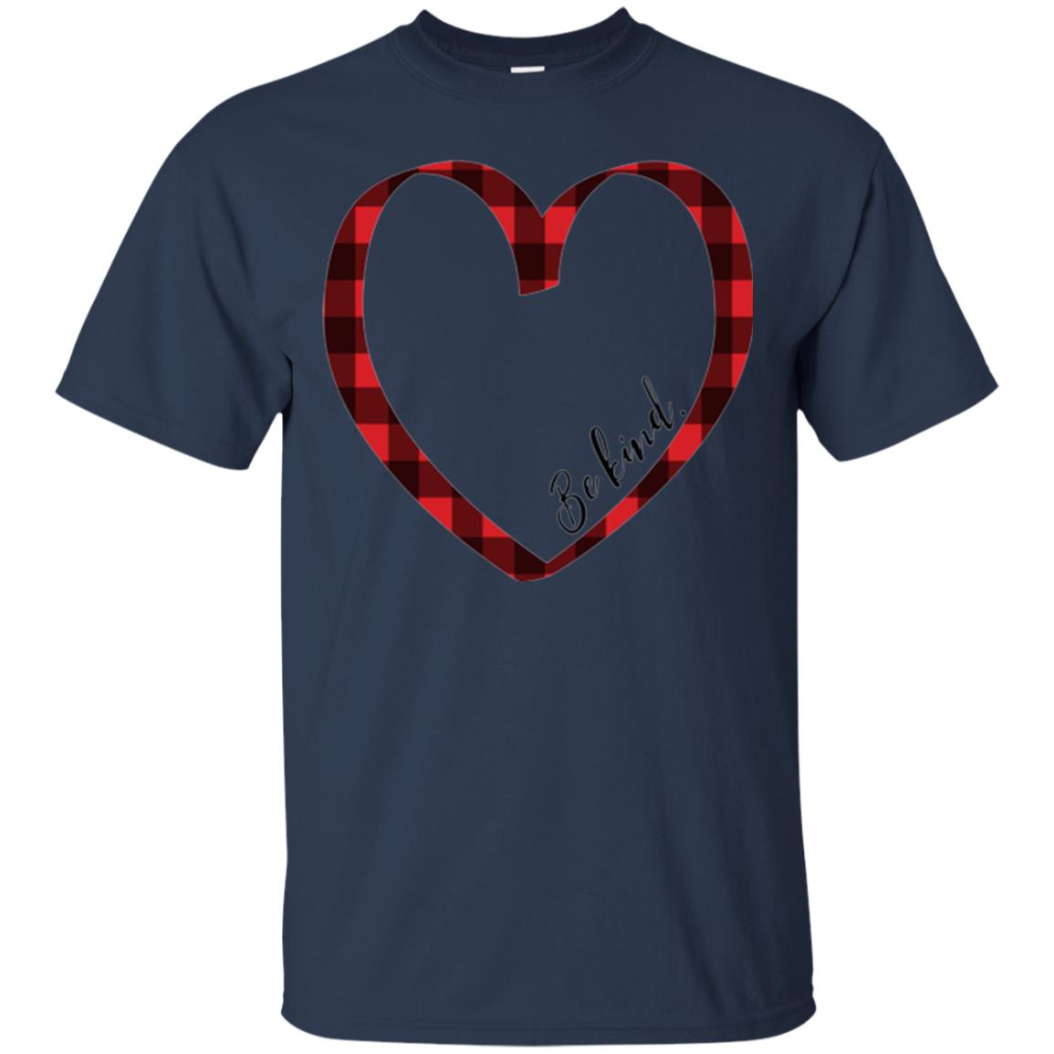 Be Kind Inspirational Motivational T-shirt Navy