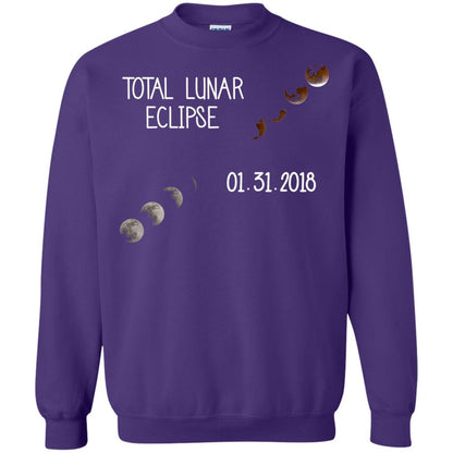 Total Lunar Eclipse 01-31-2018 Celebration Shirt Purple