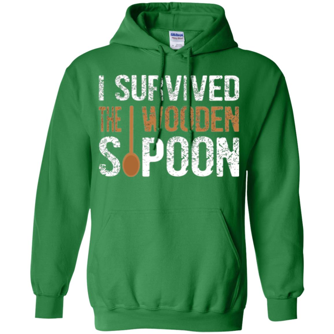 Spoon T-shirt I Survived The Wooden Spoon Irish Green