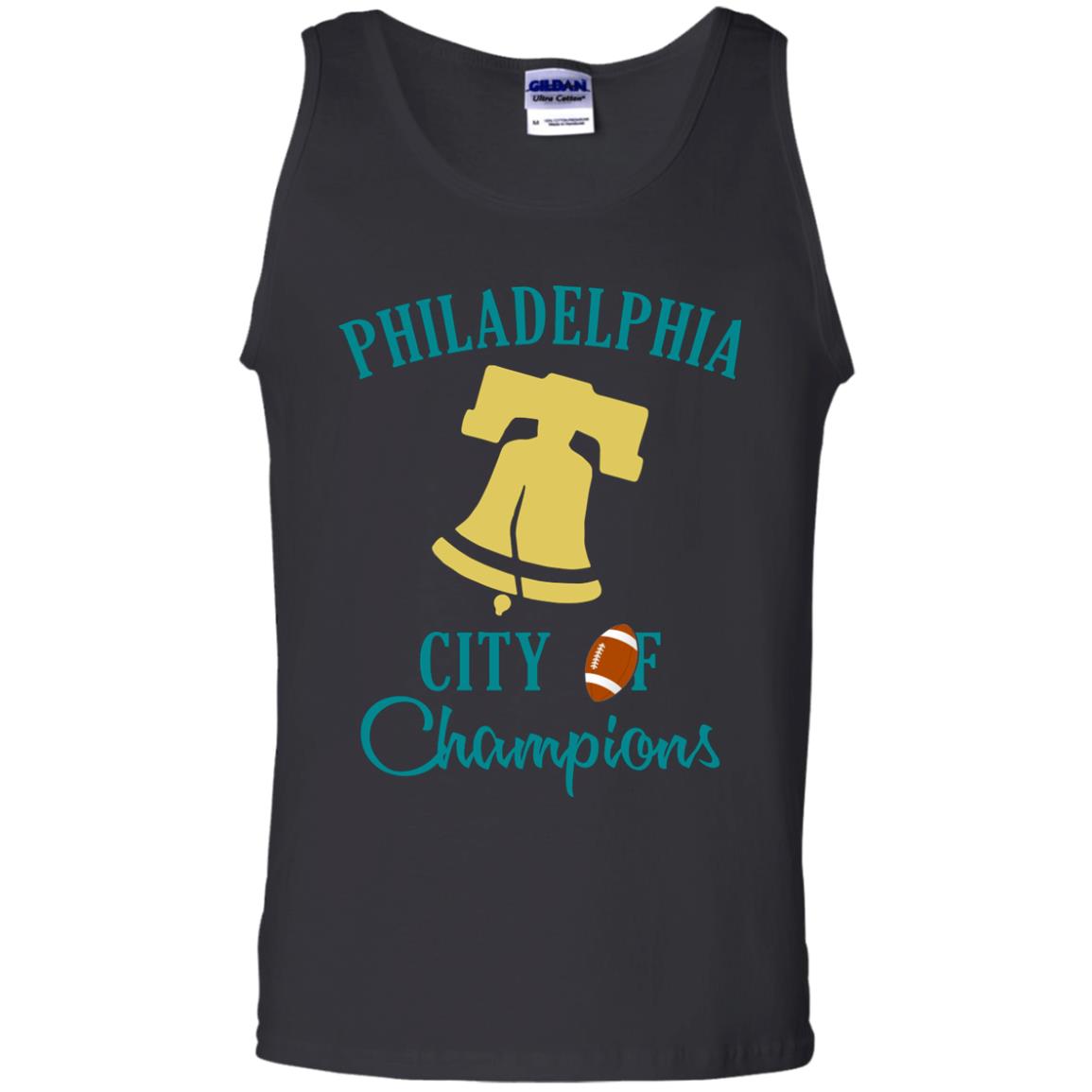 Football Lover T-shirt Philadelphia City Of Champion Black