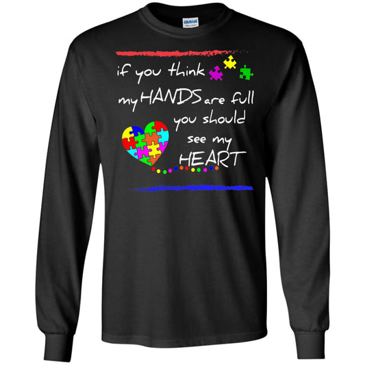 You Should See My Heart Autism Awareness T-shirt Black