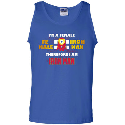 Im A Female Therefore I Am Iron Man Shirt Royal