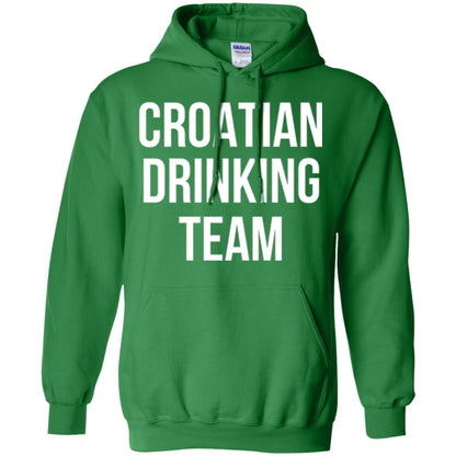 Croatian Drinking Team Drinking T-shirt Irish Green