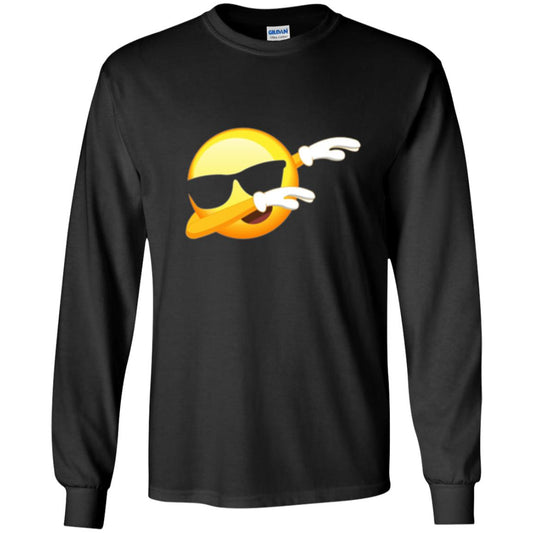 Funny Dabbing Emoji Cool Emoji Dab T-shirt Black
