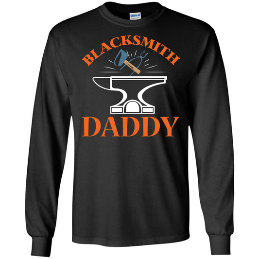 Blacksmith Daddy Happy Father's Day Shirt Black
