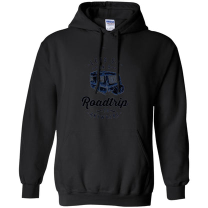 American Roadtrip T-shirt Let_s Go On A Roadtrip To Anywhere Black