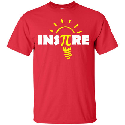 Inspire Light Bulb Cool Gift Shirt Red