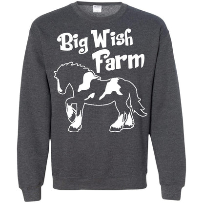 Big Wish Farm Horse Shirt Dark Heather