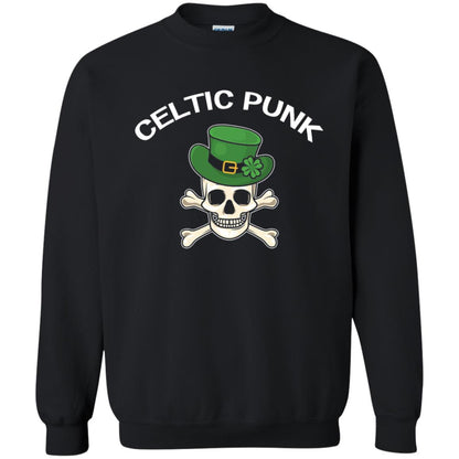 Celtic Punk Rock Irish St. Patrick_s Day T-shirt Black