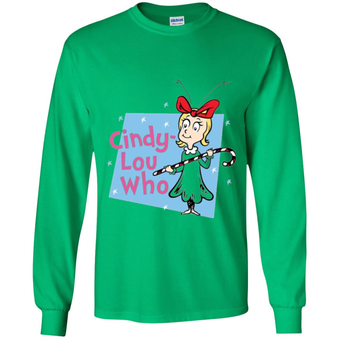 Dr. Seuss Cindy-lou Who Book Lover T-shirt Irish Green