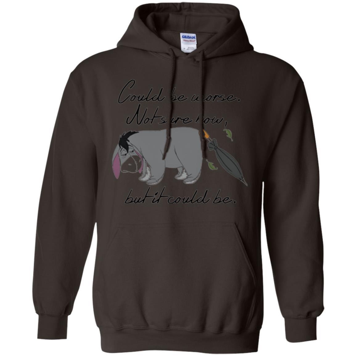 Cartoon T-shirt Could Be Worse Not Sure How But It Could Be Dark Chocolate
