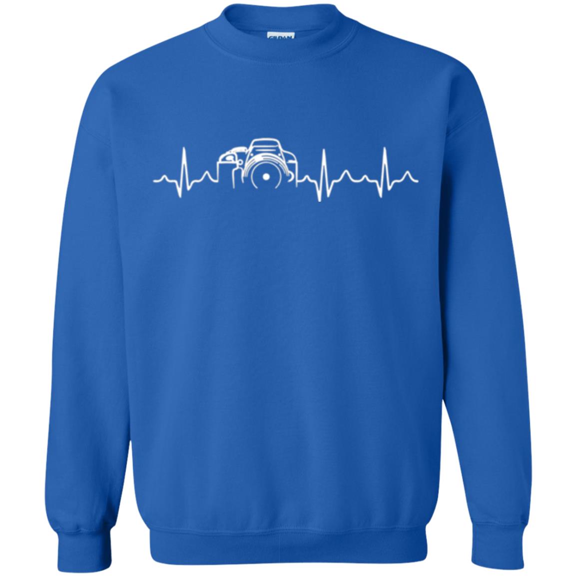 Photographer T Shirt Heartbeat Photography Royal