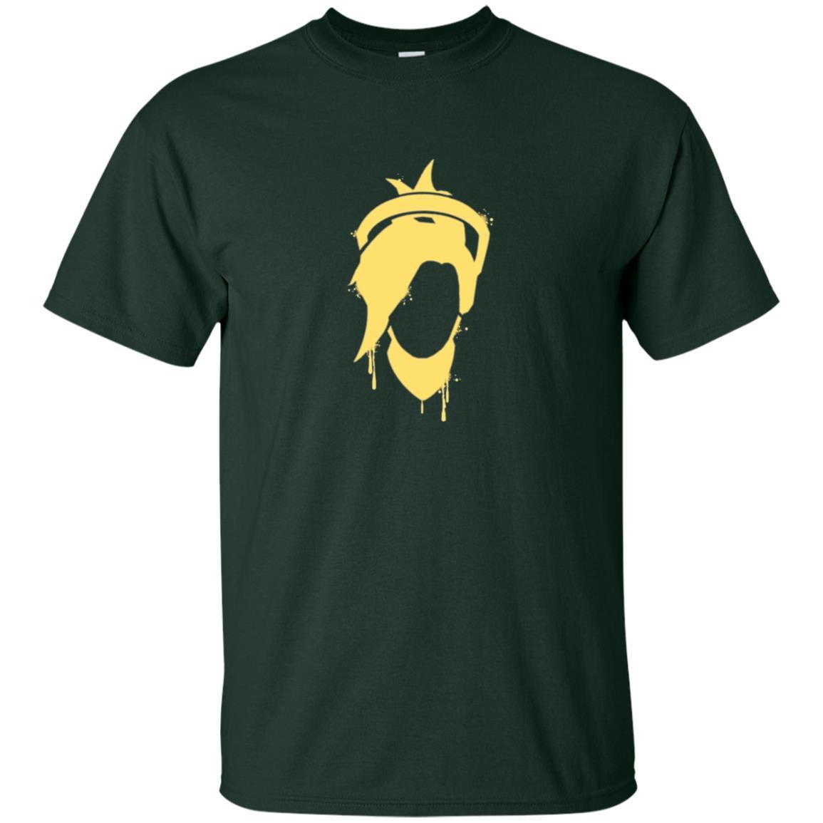 Overwatch Mercy Icon Spray T-Shirt Forest Green
