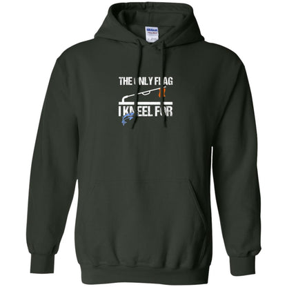 Fisherman T-shirt Ice Fishing Tip Up Flag T-shirt Forest Green