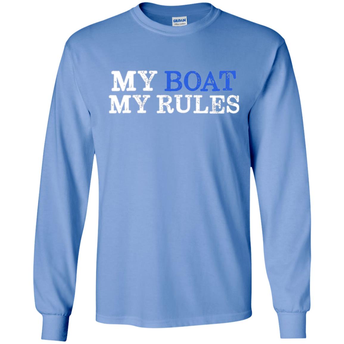 My Boat My Rules T-shirt Carolina Blue