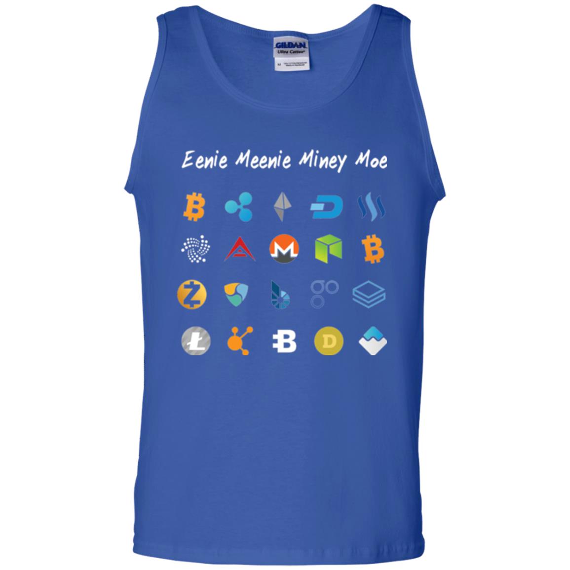Bitcoin Litecoin Ethereum Eenie Meenie Miney Moe T-shirt Royal