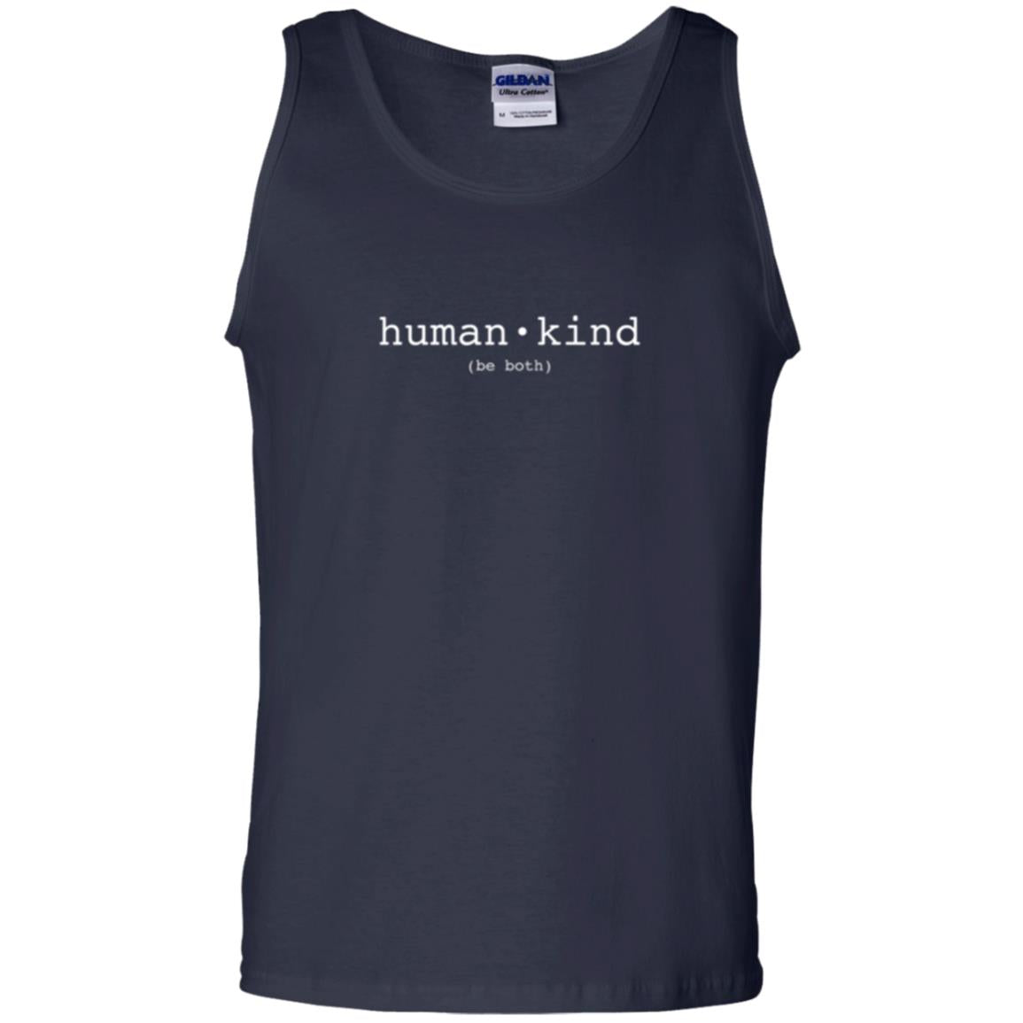 Anti Bullying T-shirt Human Kind Be Both Navy