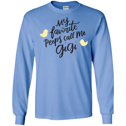 My Favorite Peeps Call Me Gigi Shirt Carolina Blue