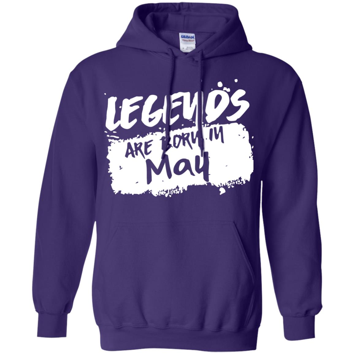 May Birthday Shirt Legends Are Born In May Purple