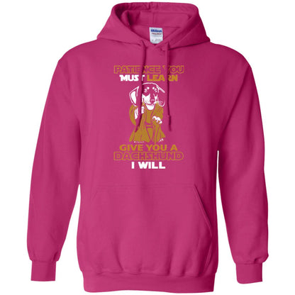 Dog Shirt Patience You Must Learn Give You A Dachshund I Will Heliconia