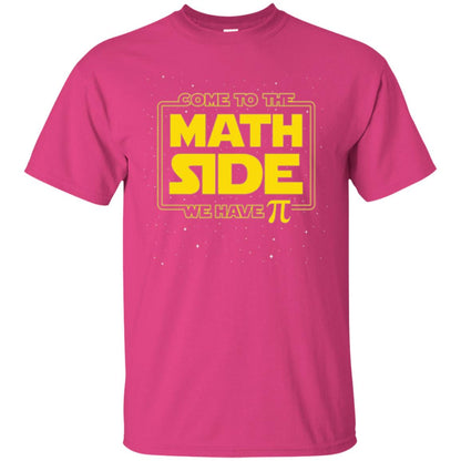 Math Lovers T-shirt Come To The Math Side We Have Pi Heliconia
