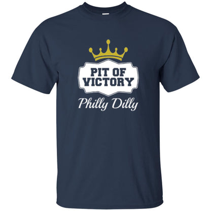 Football Lover T-shirt Philly Dilly Pit Of Victory T-shirt Navy