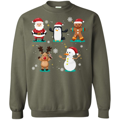 Christmas Character Ideas Gift Shirt Military Green