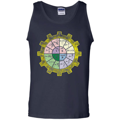 Ohms Law Shirt-ohms Law Diagram Electrical Engineer T-shirt Navy