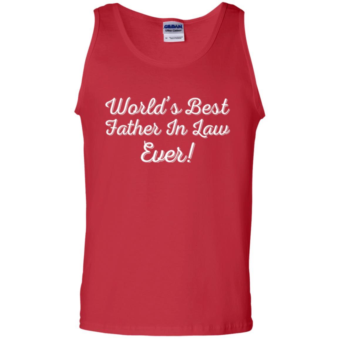 Daddy T-shirt World's Best Father In Law Ever T-shirt Red