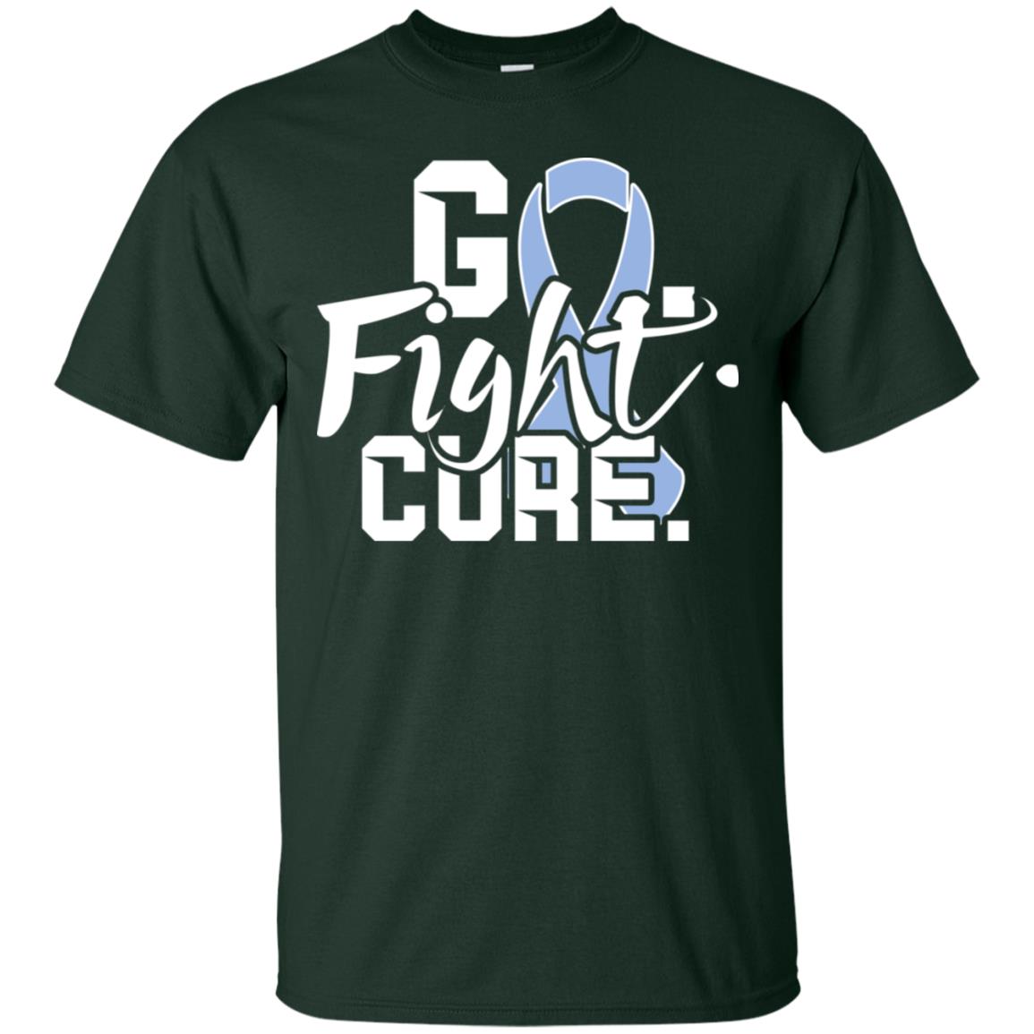 Stomach Cancer Go Fight Cure Periwinkle Ribbon Shirt Forest